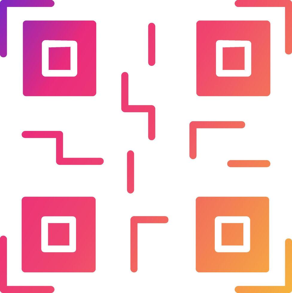 Qr Code Icon Design Symbol vector