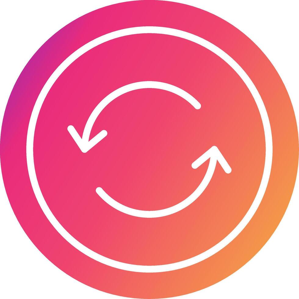 Refresh Icon Design Symbol vector