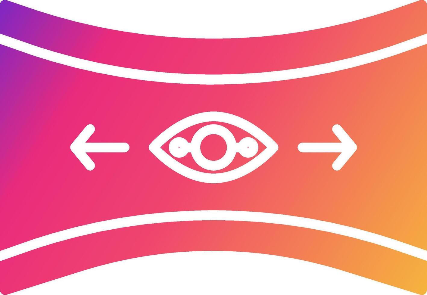 Panoramic View Icon Design Symbol vector