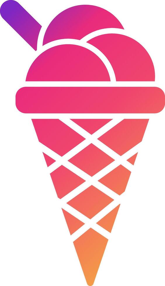 Ice Cream Icon Design Symbol vector