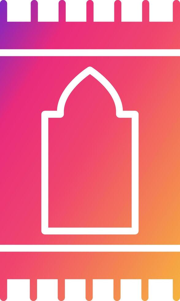 Sajadah Icon Design Symbol vector