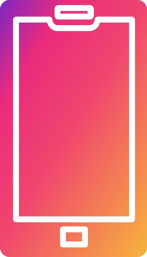Mobile Phone Icon Design Symbol vector