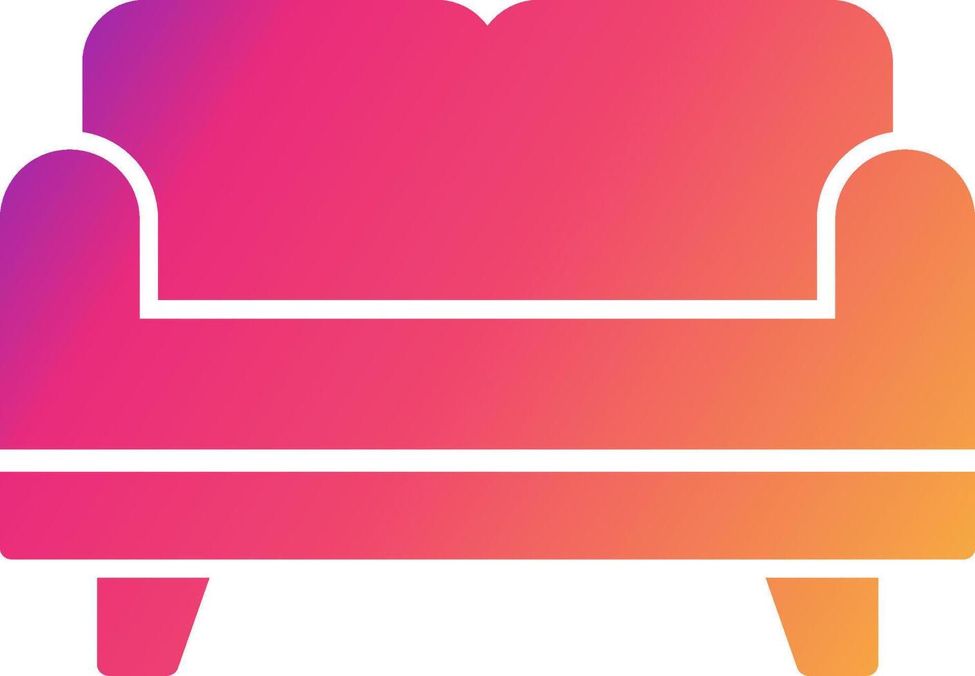 Sofa Bed Icon Design Symbol vector