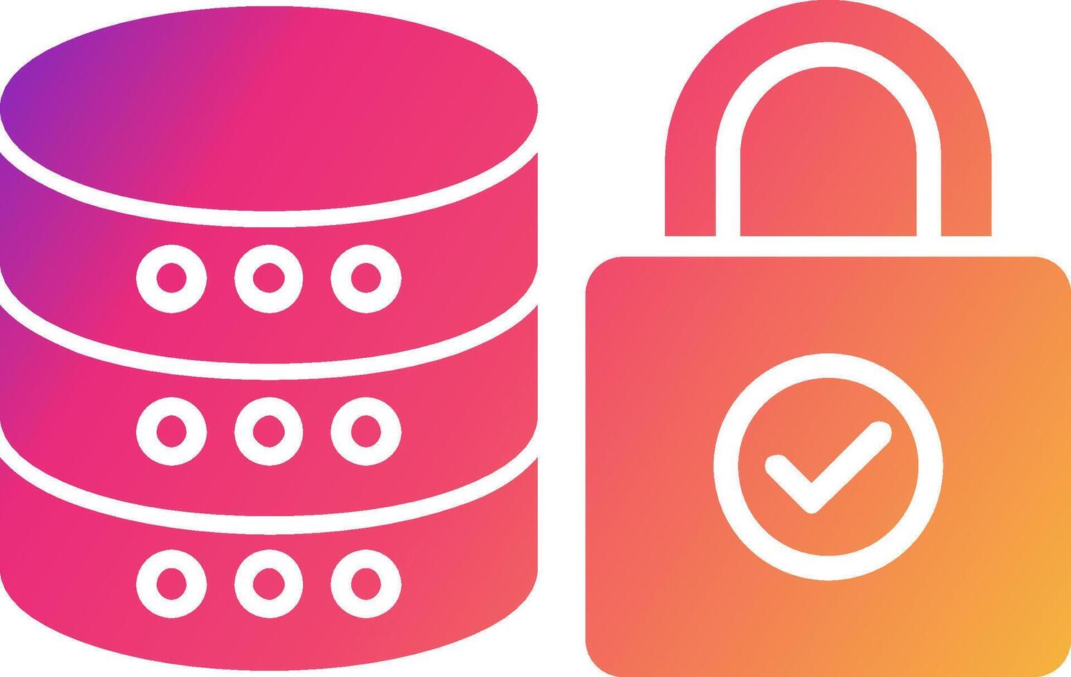 Database Icon Design Symbol vector