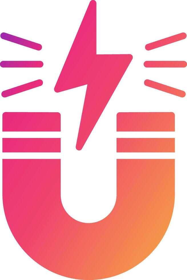 Magnet Icon Design Symbol vector