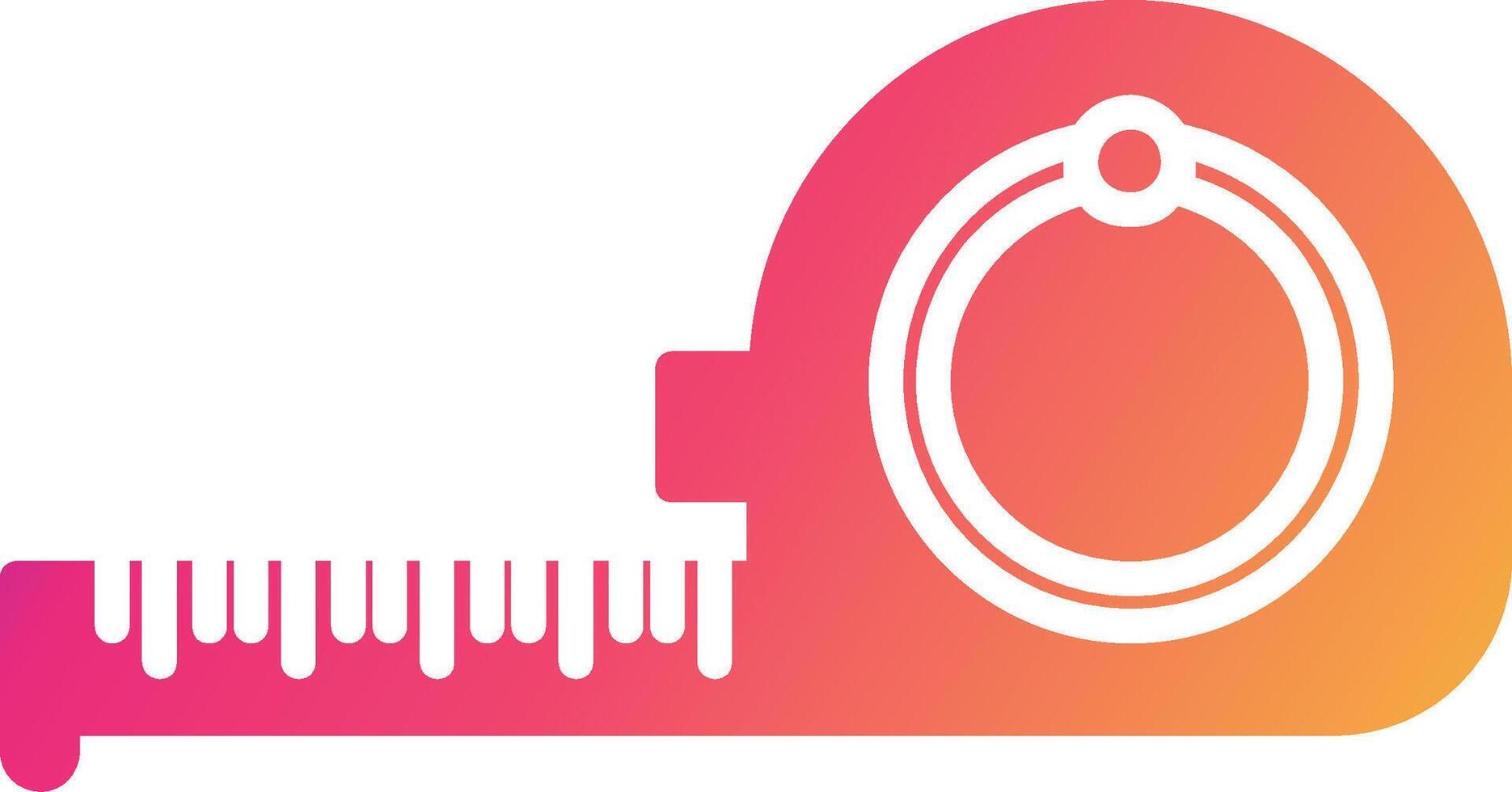 Measuring Tape Icon Design Symbol vector