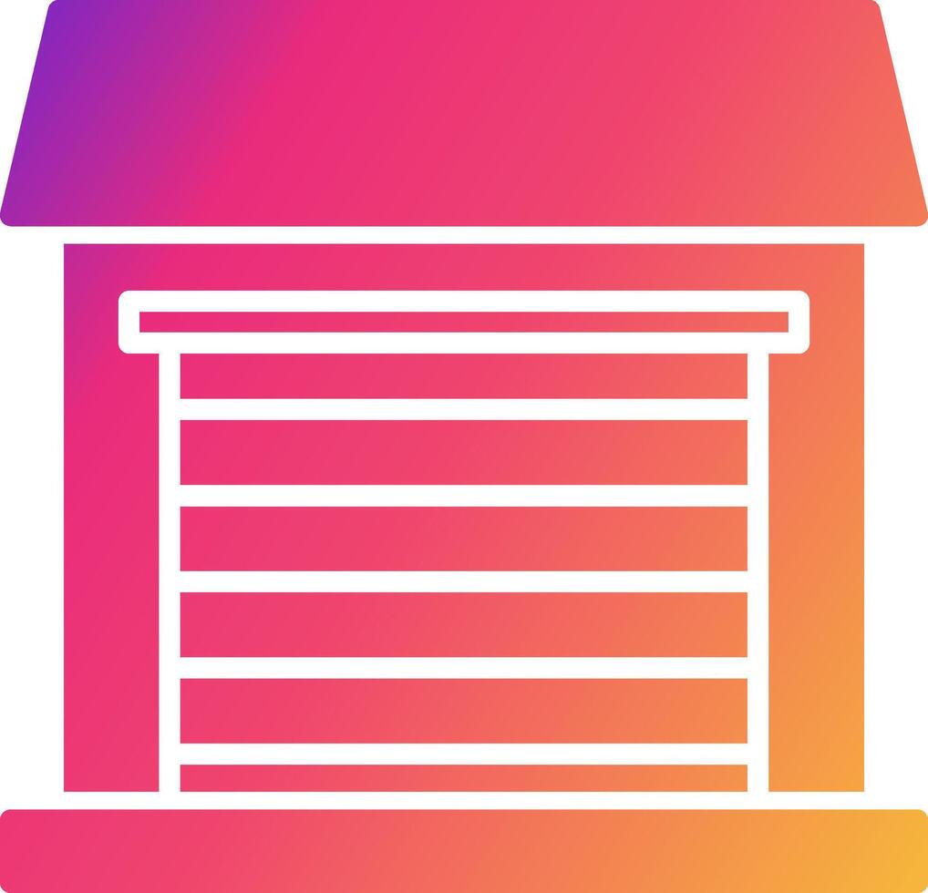 Garage Icon Design Symbol vector