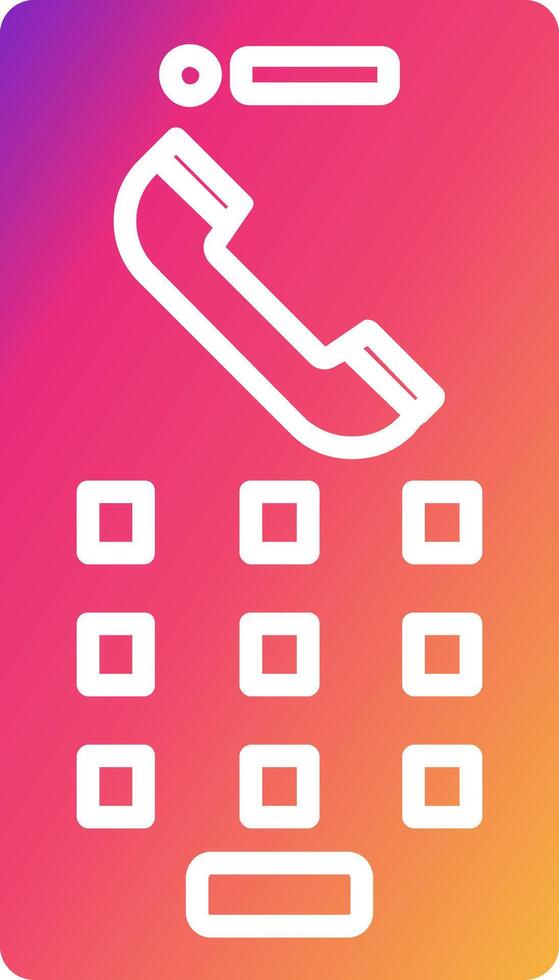 Keypad Icon Design Symbol vector