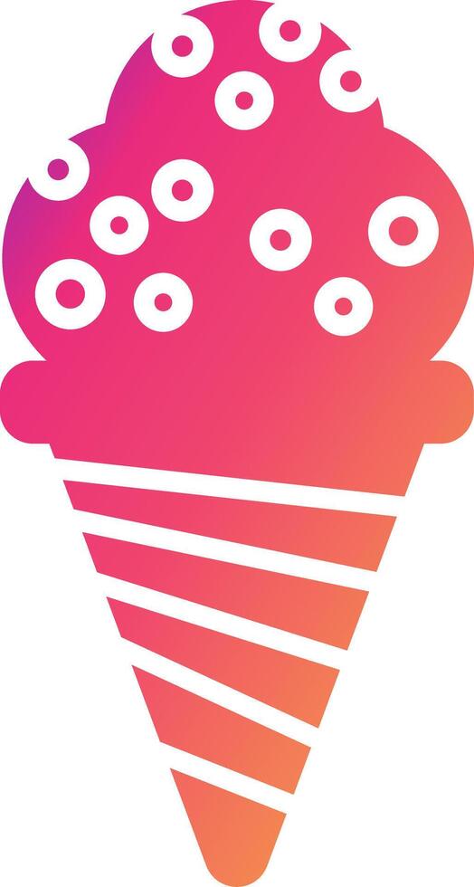 Ice Cream Cone Icon Design Symbol vector