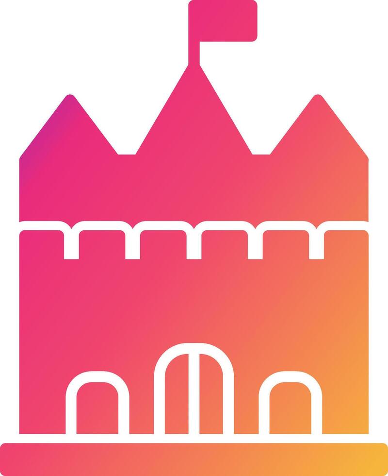 Castle Icon Design Symbol vector