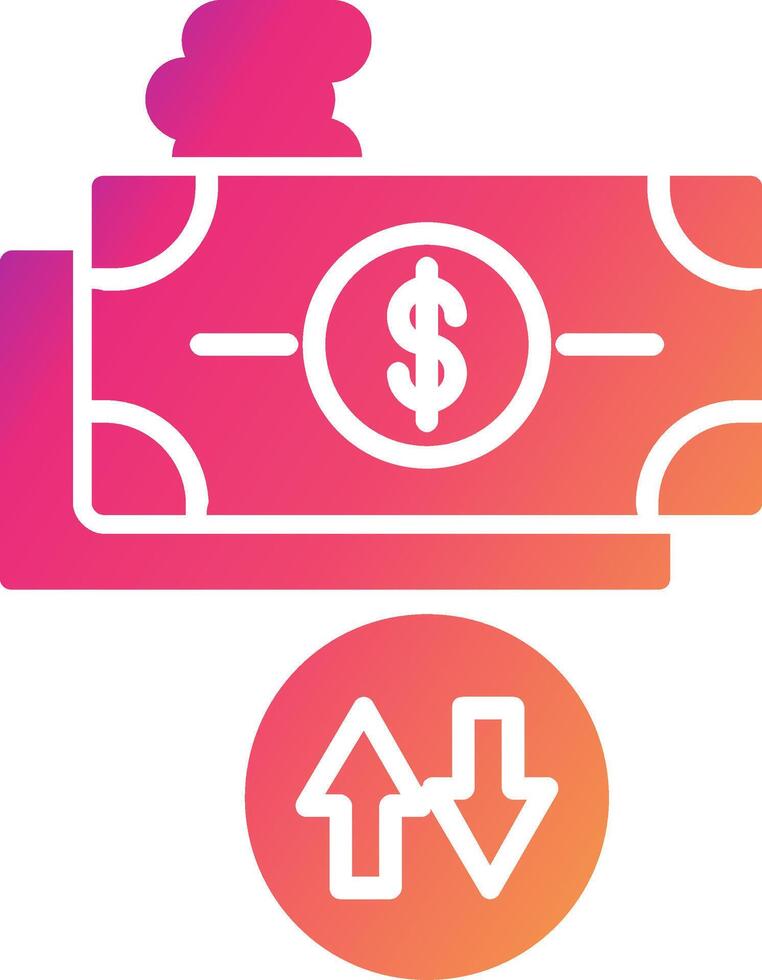 Cash Flow Icon Design Symbol vector