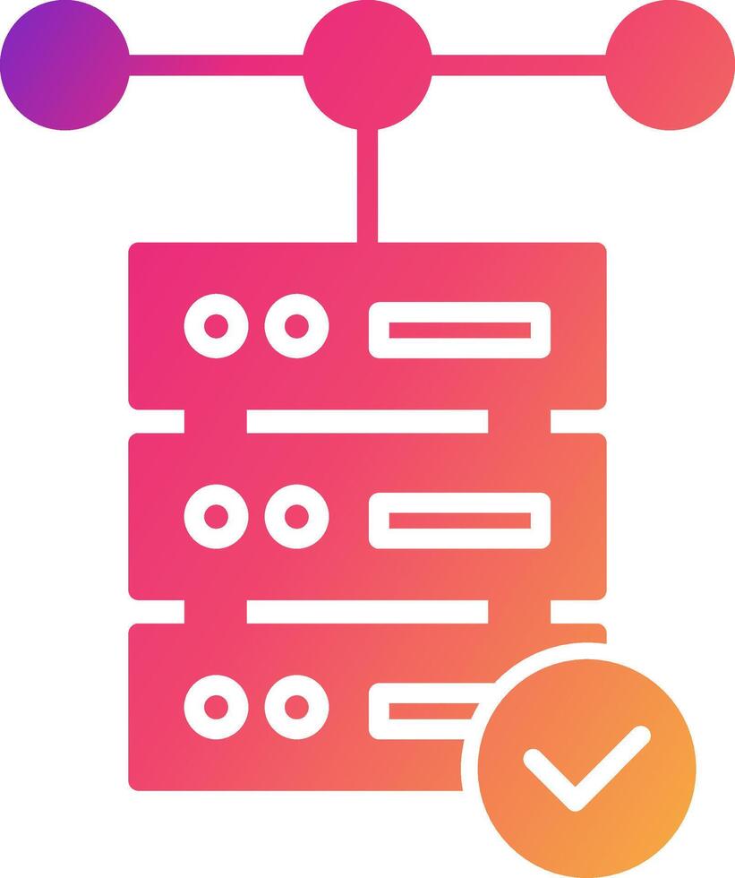 Database Icon Design Symbol vector
