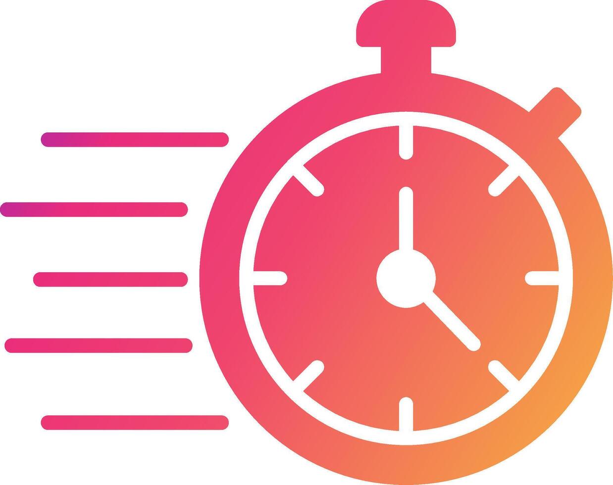 Fast Time Icon Design Symbol vector