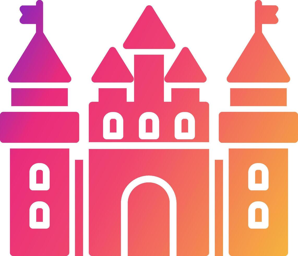Castle Icon Design Symbol vector