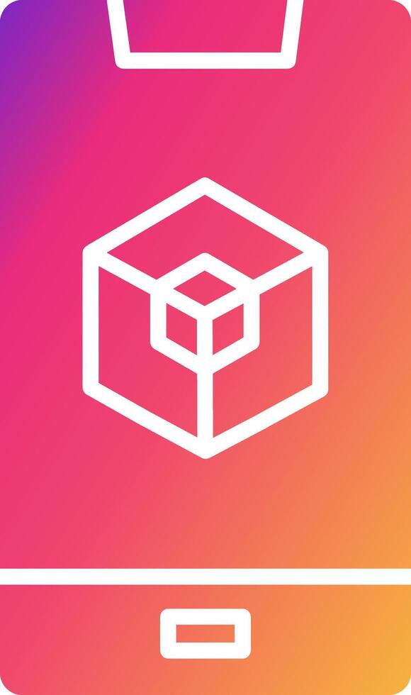 Augmented Reality Icon Design Symbol vector
