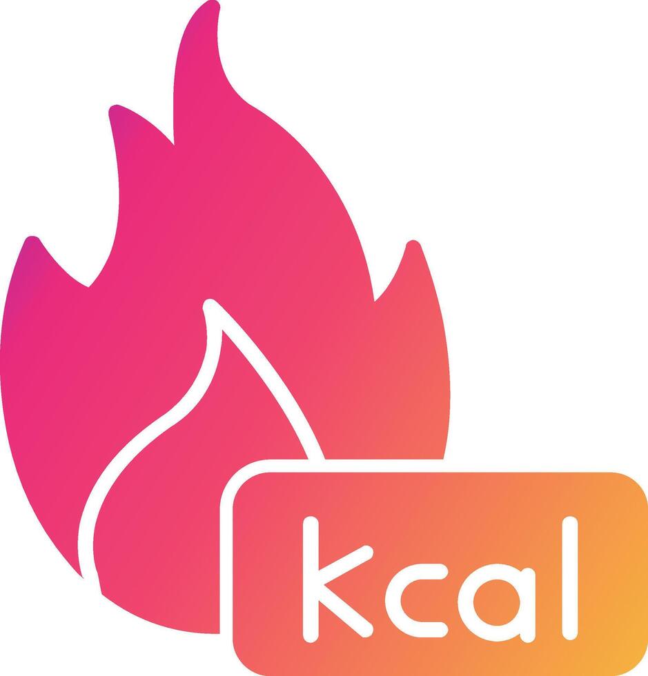Calories Icon Design Symbol vector