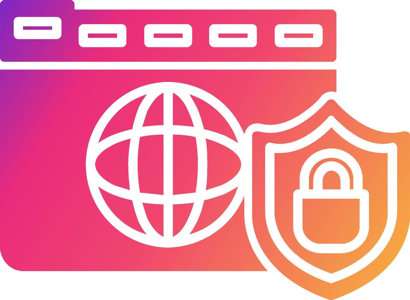 Browser Icon Design Symbol vector