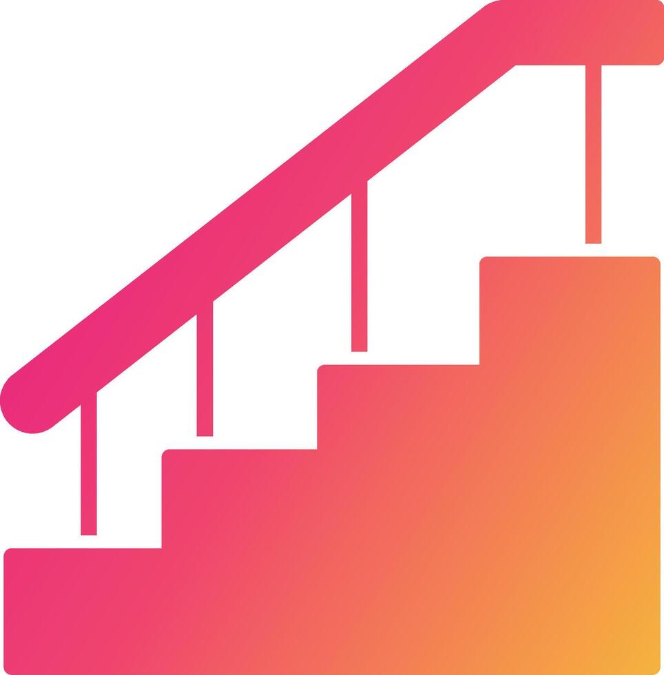 Stairs Icon Design Symbol vector