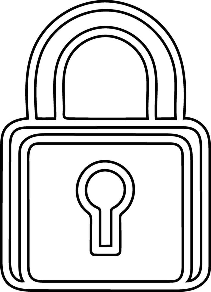 Flat style padlock icons for protection privacy, web and mobile apps vector