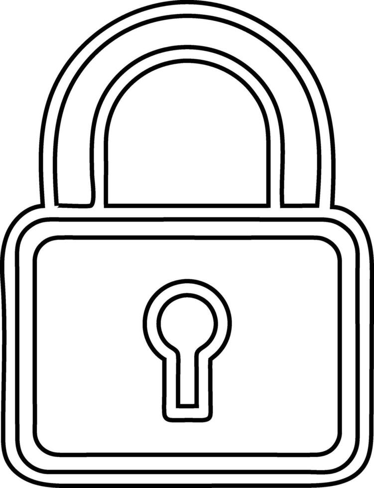 Flat padlock icons for protection privacy, web and mobile apps vector