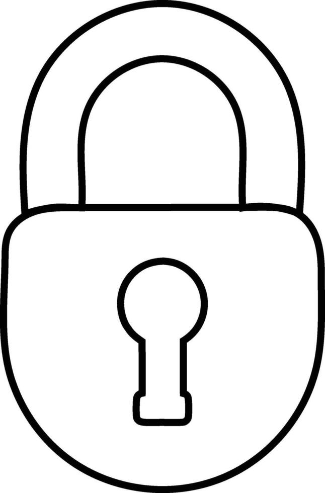 Flat padlock icons for protection privacy vector