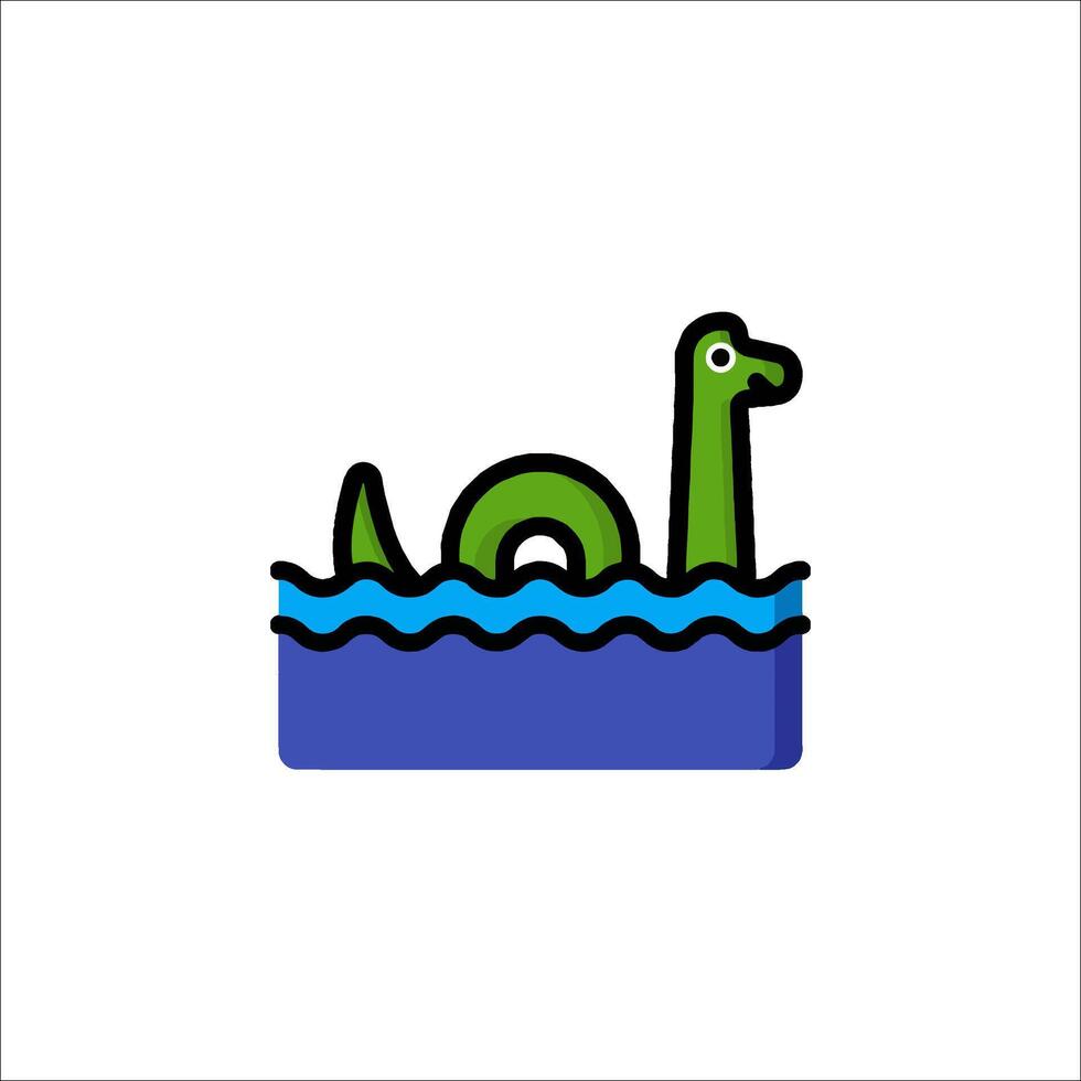 A dinosaur swimming in a bathtub vector