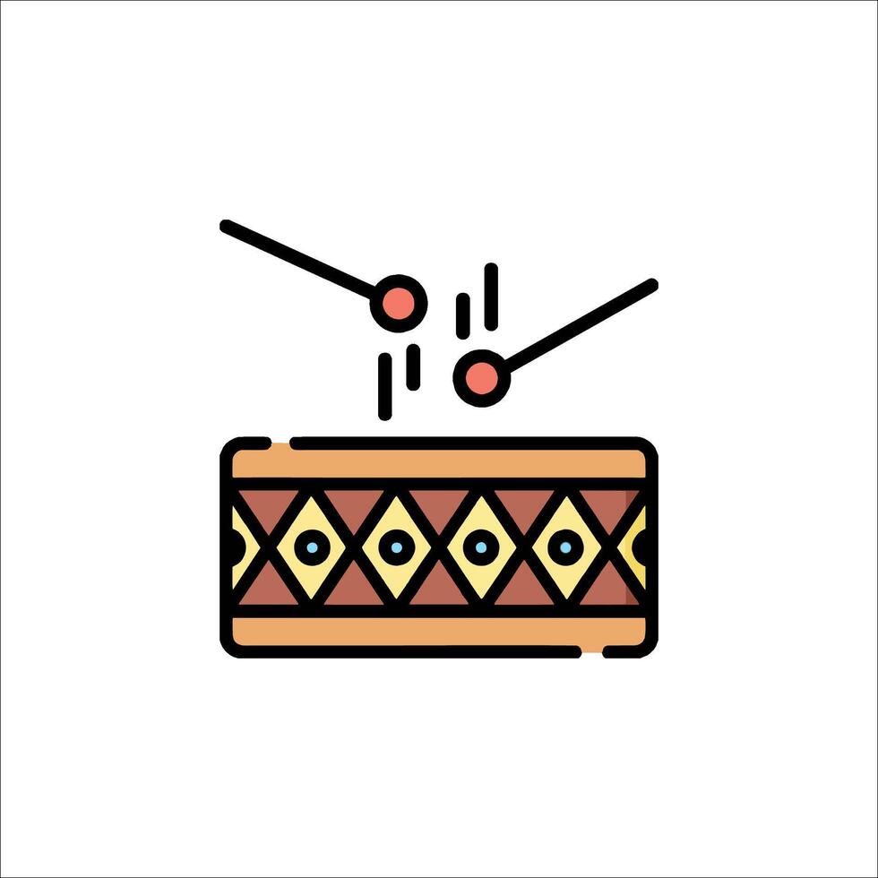 Drum icon, drum line icon, drum line icon, drum line icon, drum line icon vector