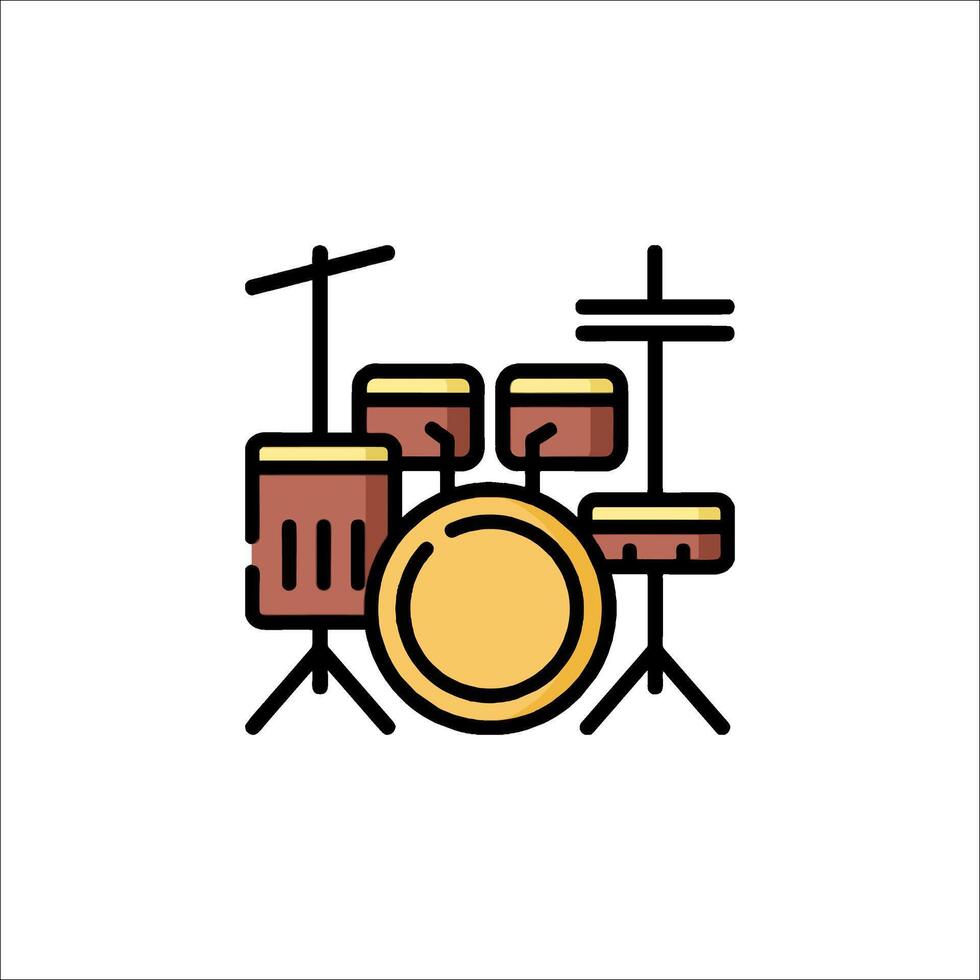 Drum kit icon, drum kit, drum kit icon, drum kit icon, drum kit icon vector