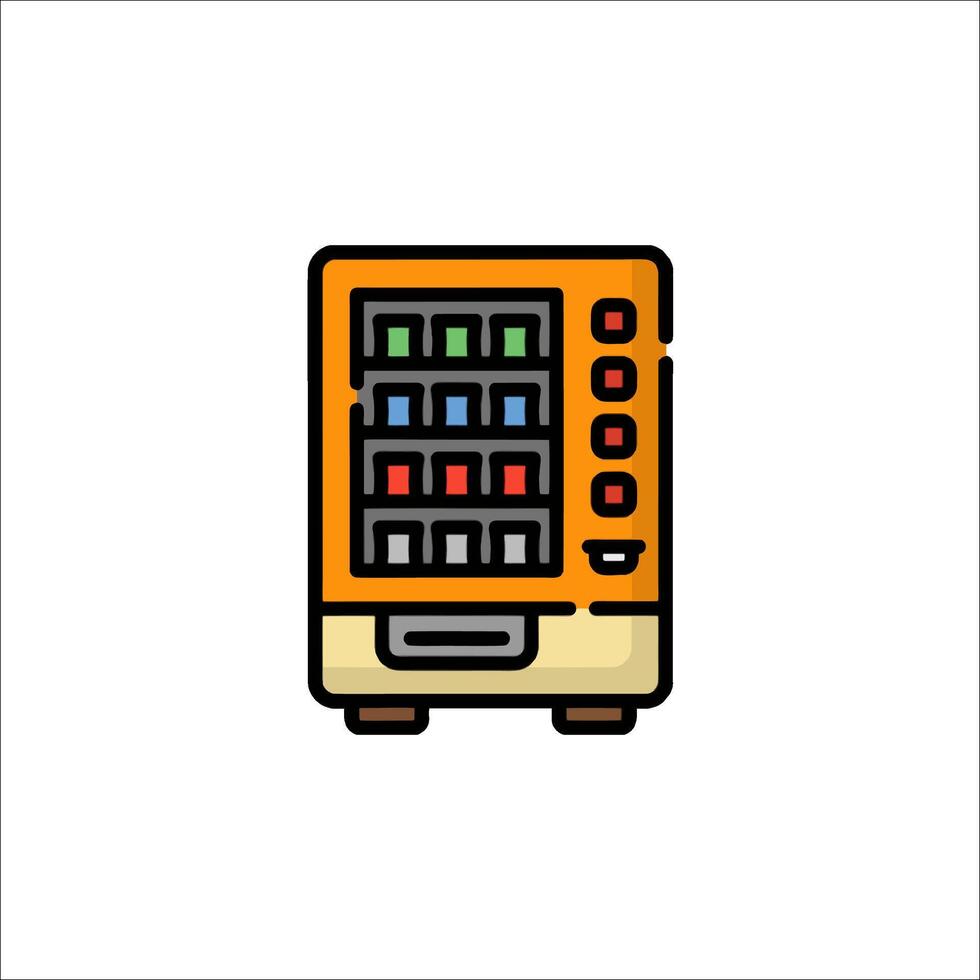 Vending machine icon illustration vector