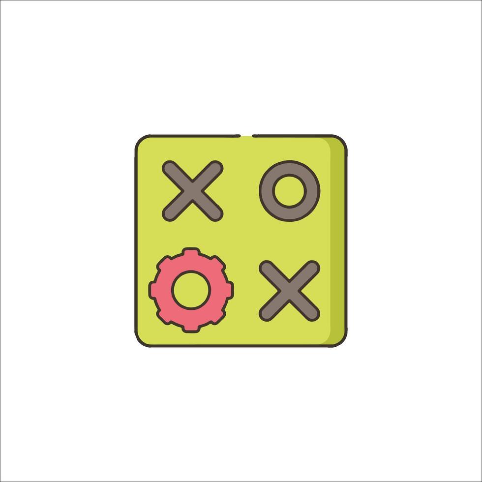 A game board with two different colored squares vector