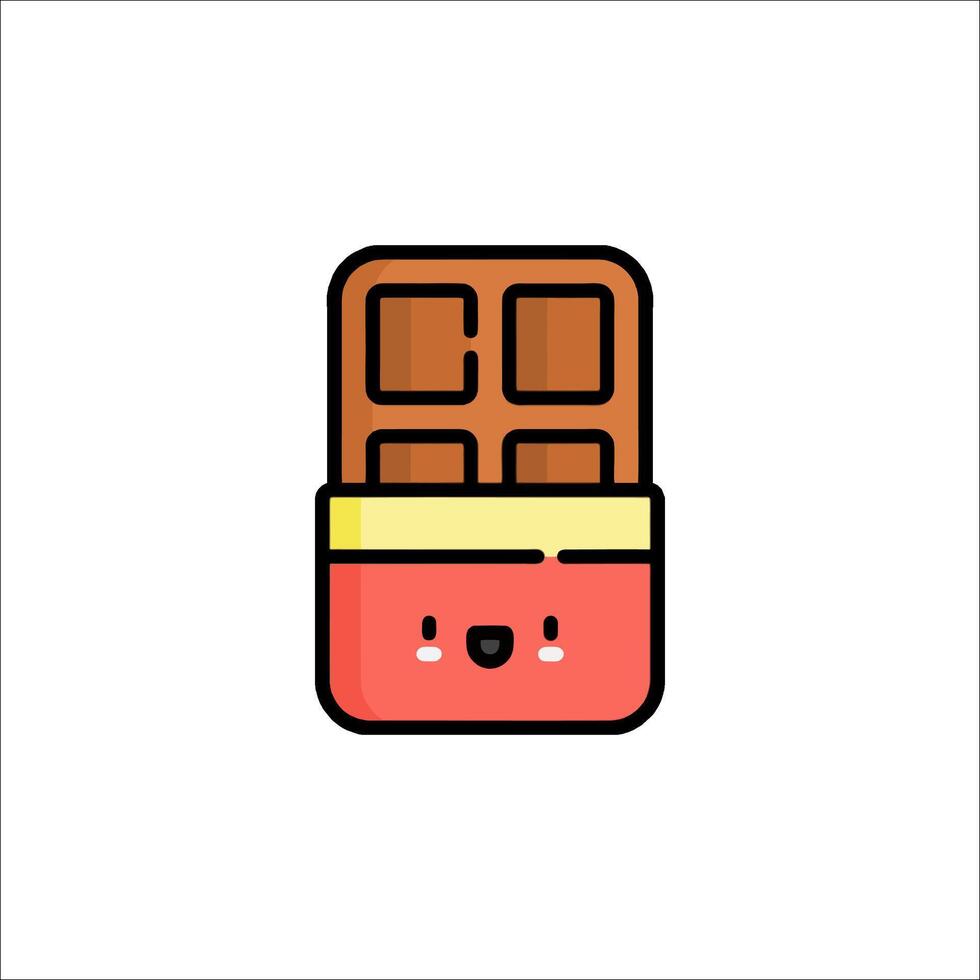 Chocolate bar icon vector