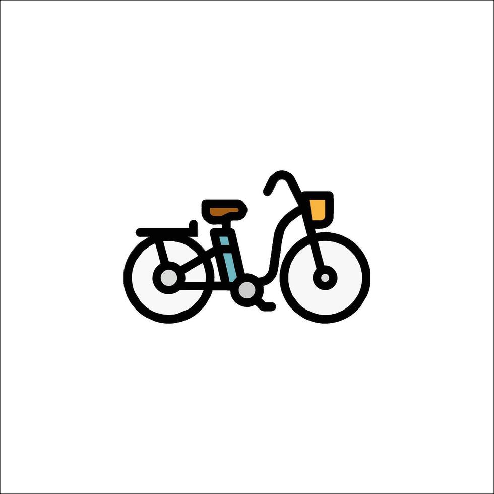 Bicycle icon illustration vector
