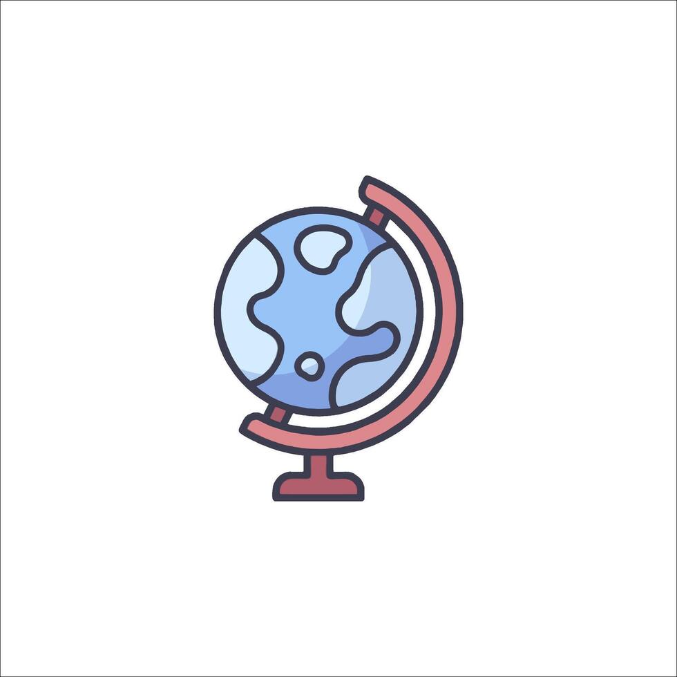 Globe icon illustration vector