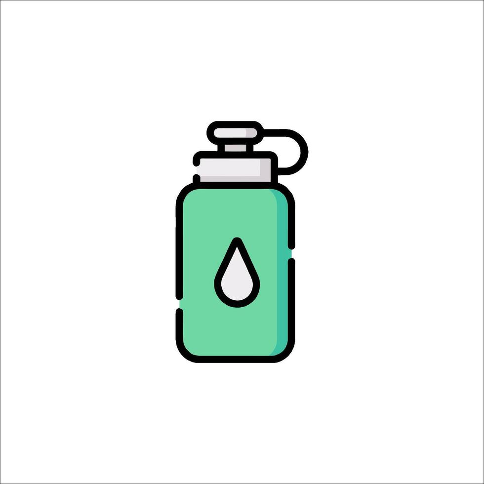 Water bottle icon illustration vector