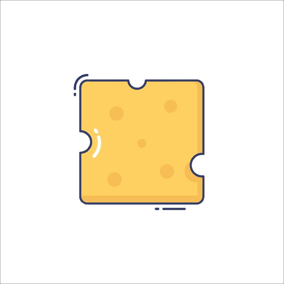 Cheese icon illustration vector