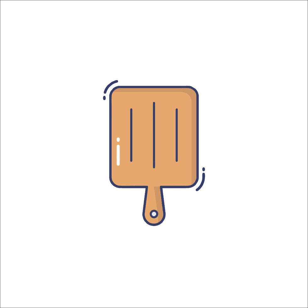 A wooden bar with a handle on it vector