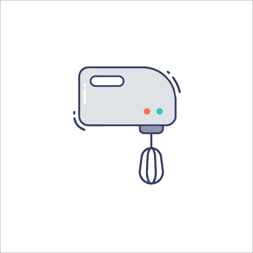 A mixer icon on a white background vector