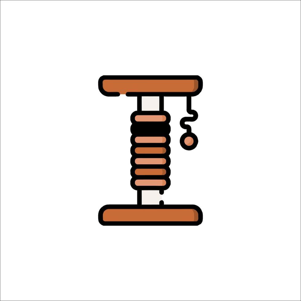 A spinning wheel icon on a white background vector