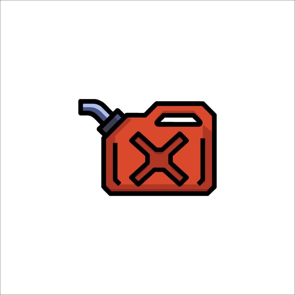 Gas can icon vector