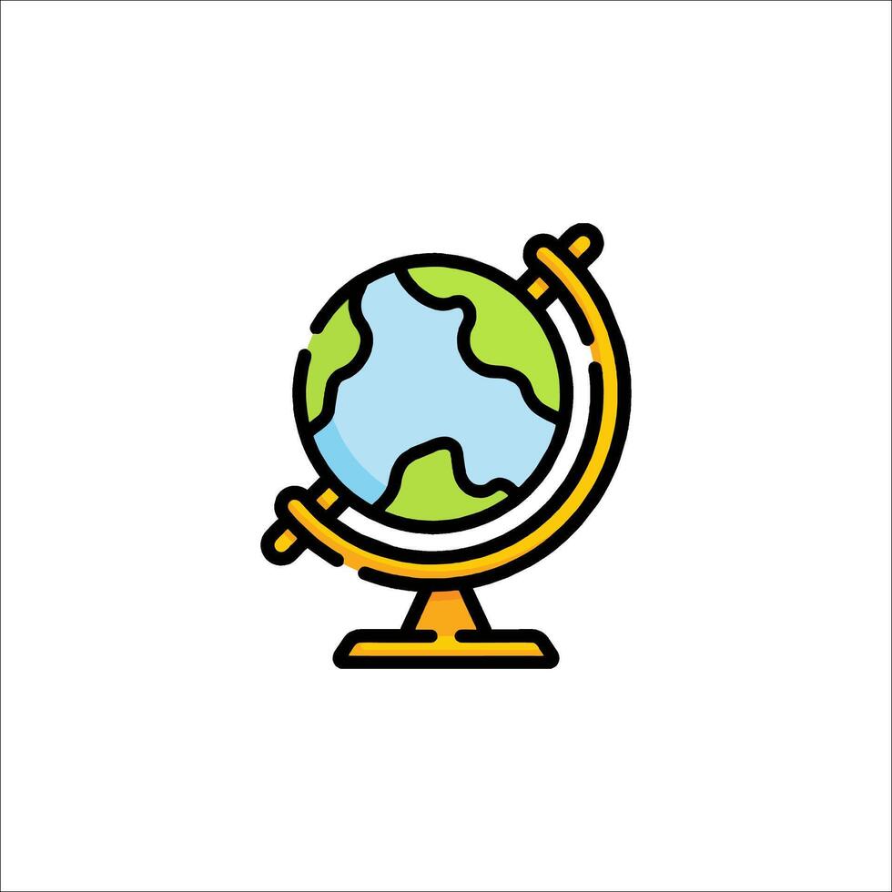Globe icon illustration vector