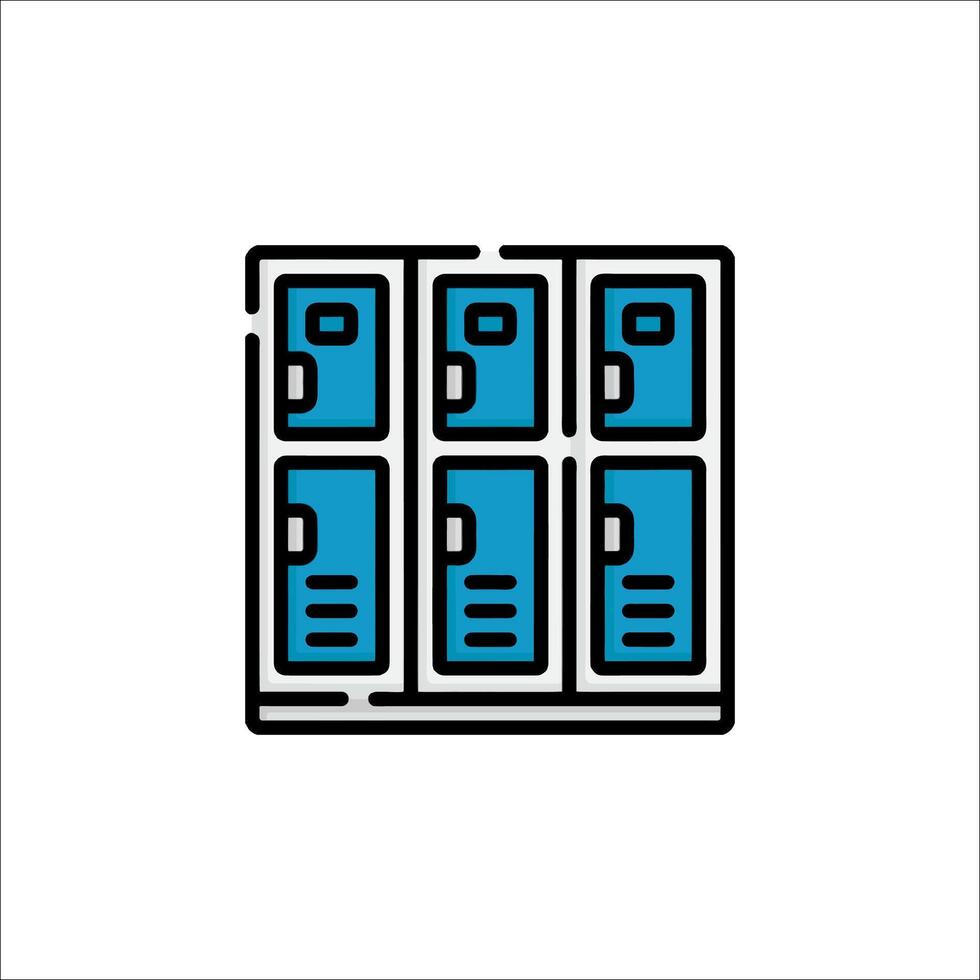 Locker icon, locker icon, locker icon, locker icon, locker icon, locker icon, vector