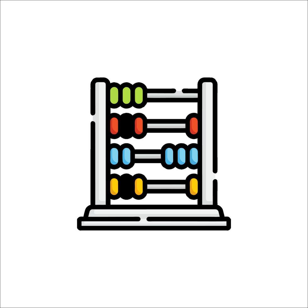 Abacus icon illustration vector