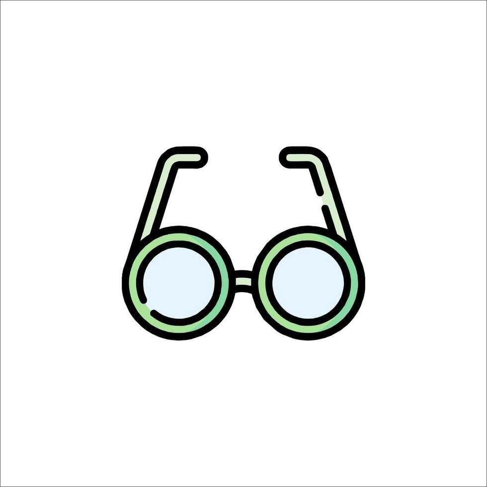 Glasses icon illustration vector