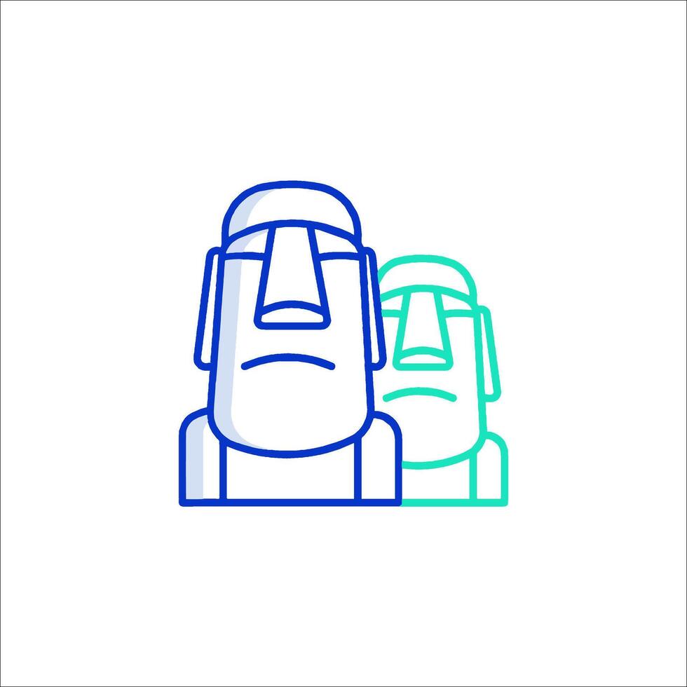 A cartoon character with a hat on his head vector
