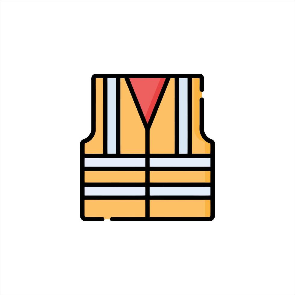 A vest icon on a white background vector