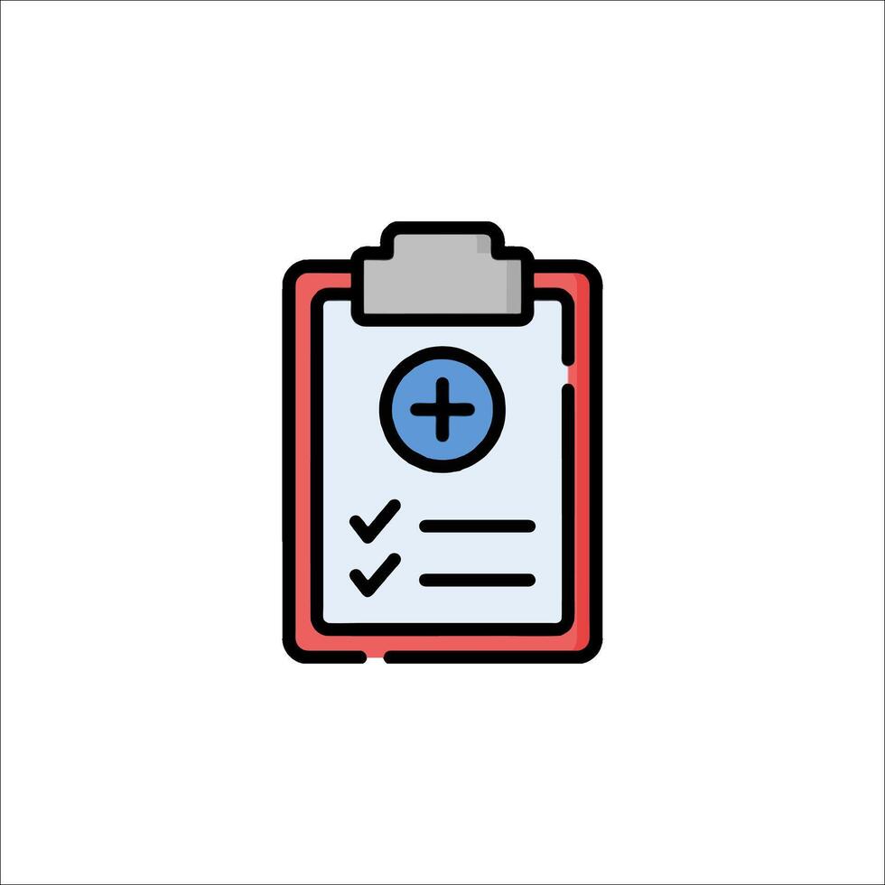 A clipboard with a check mark on it vector