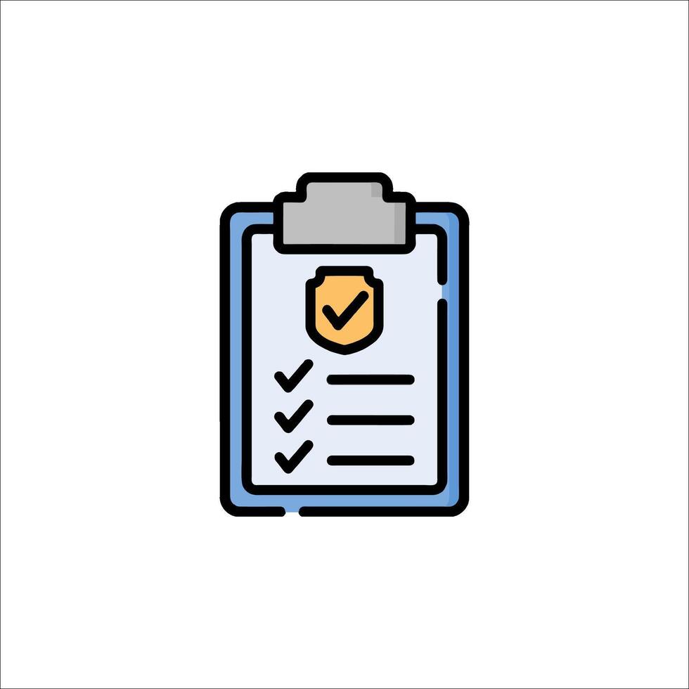 Checklist icon illustration vector