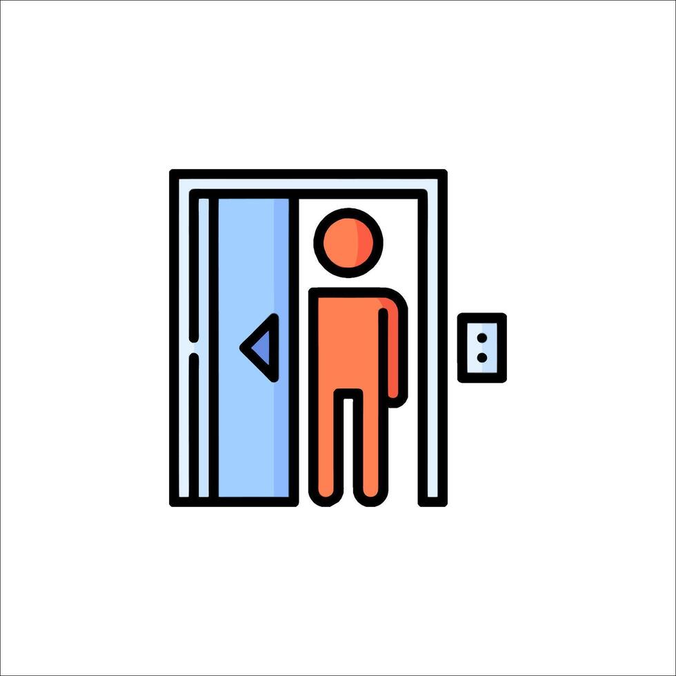 Elevator icon illustration vector