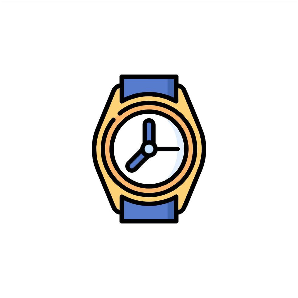 A watch icon on a white background vector