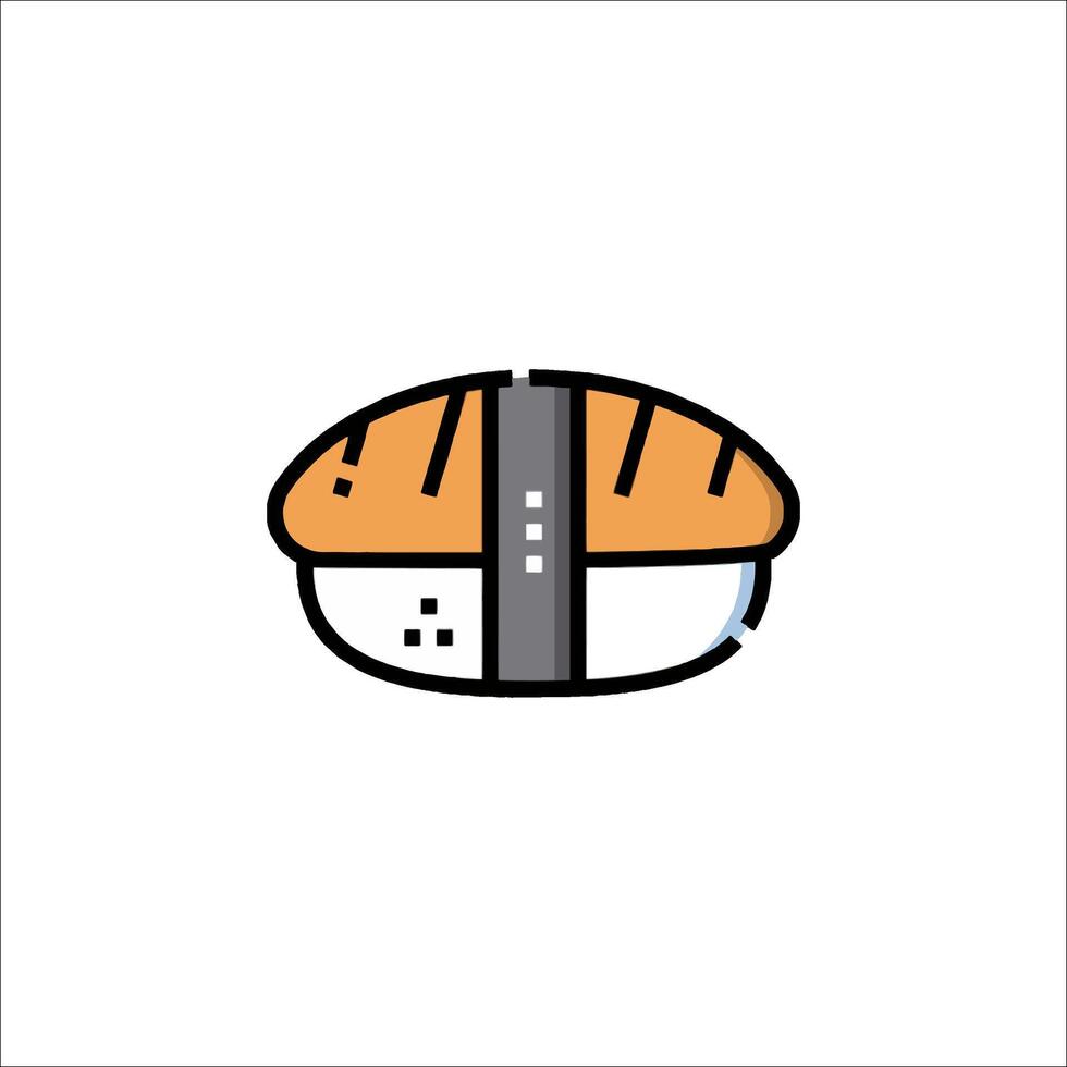 Sushi icon illustration vector